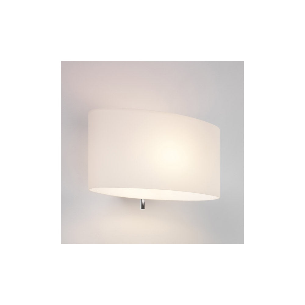 Tokyo Stylish Switched Wall Light With White Glass Shade 1089002