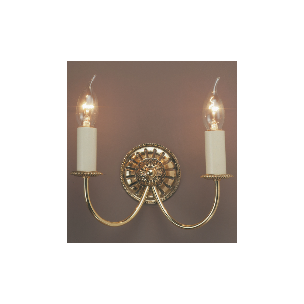SMBB00072/PB Solar 1 Light Polished Brass Wall Light