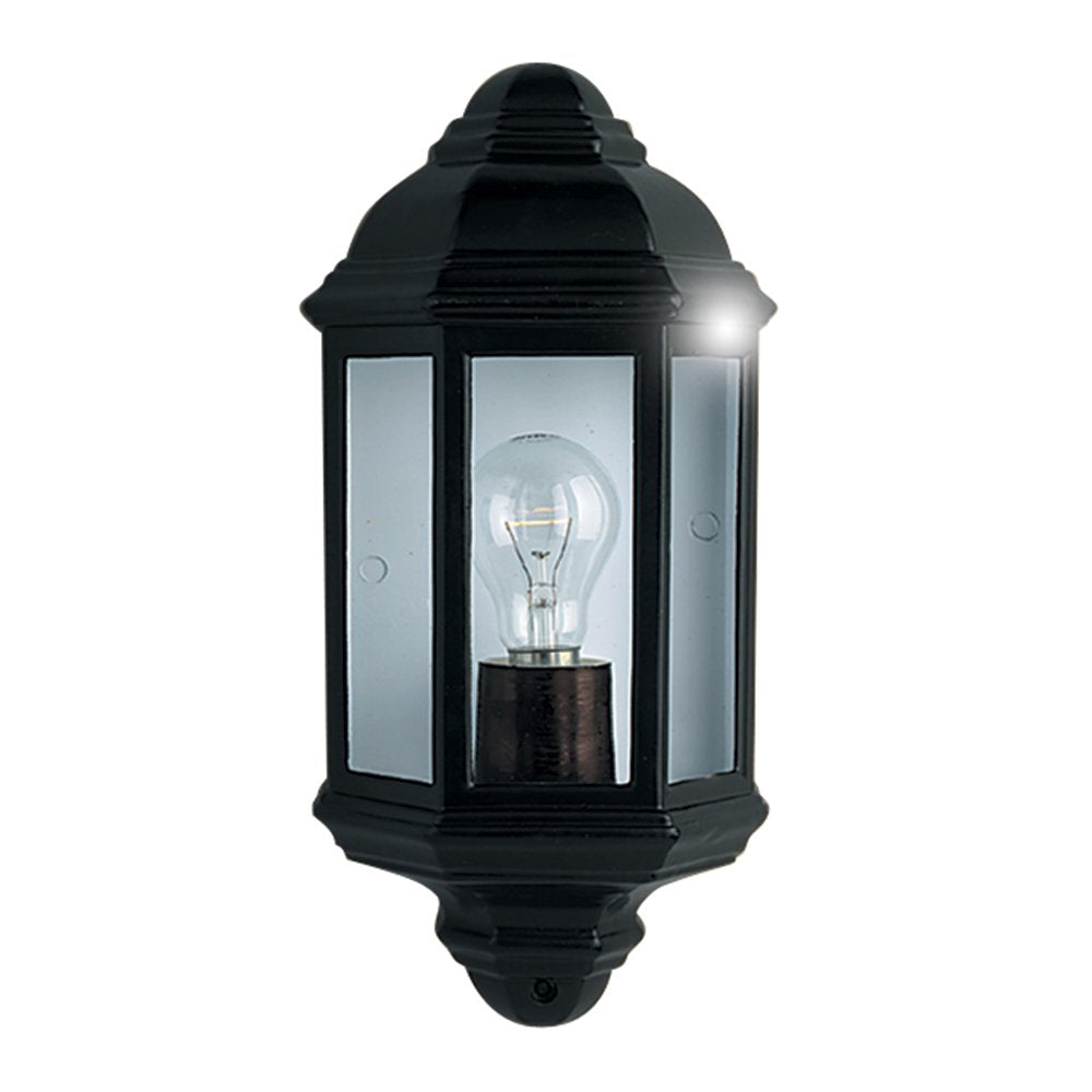 Outdoor Traditional Wall Light In Black Finish IP44 280BK