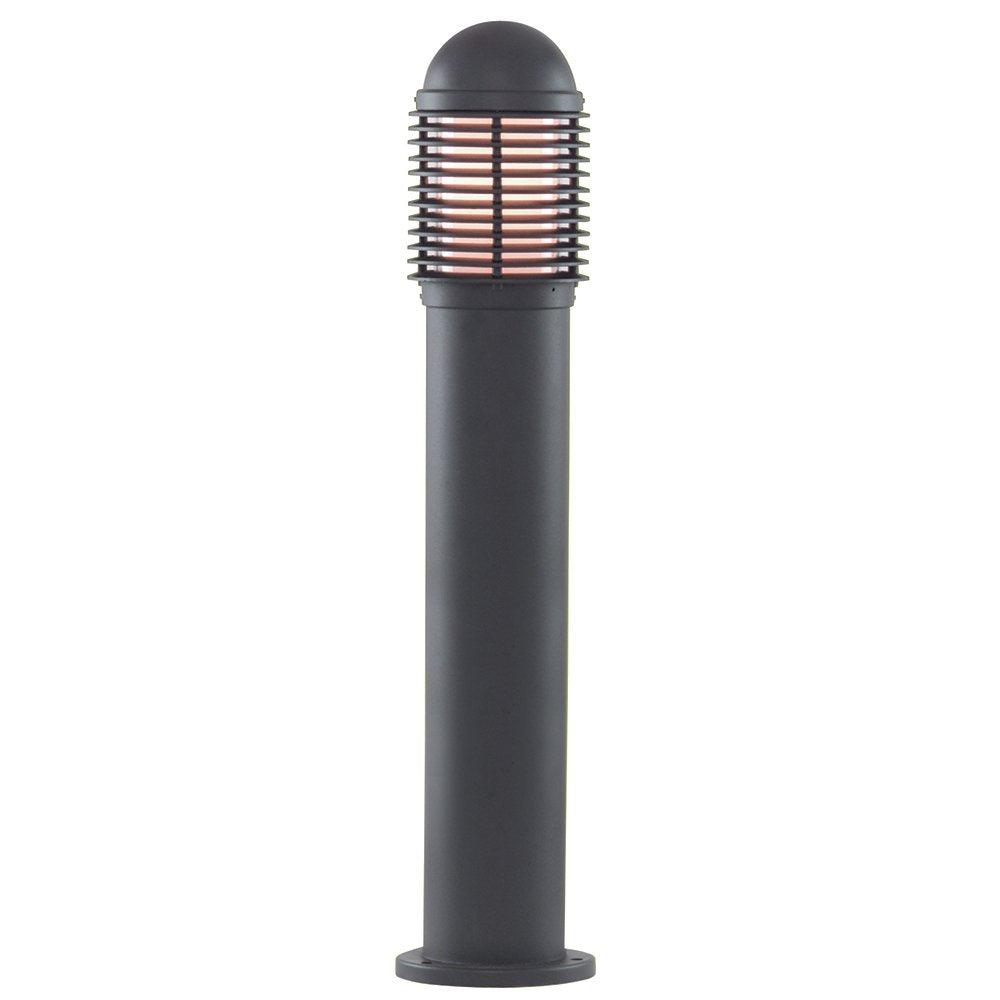 1082-730 Black Outside Garden Bollard Post Lamp Exterior Light