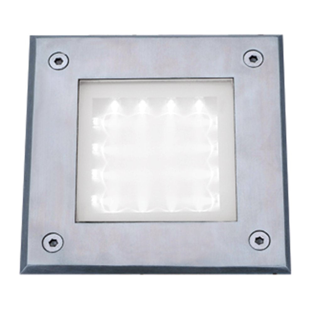 9909WH Square Clear Walkover Light