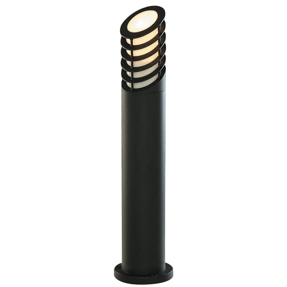 1086-730 Black IP44 Exterior Garden Lamp Post Bollard Light