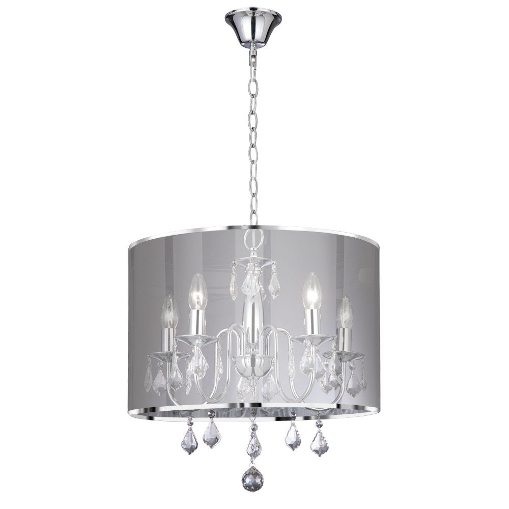 4805-5CC Olivia 5 Light Chrome Finish Ceiling Pendant