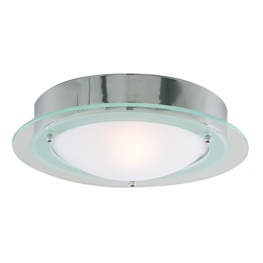 3108CC Chrome Flush 30cm Bathroom Light I.P44