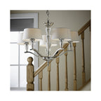FIENNES-5NI 5 Light Stylish Polished Nickel Multi Arm Light