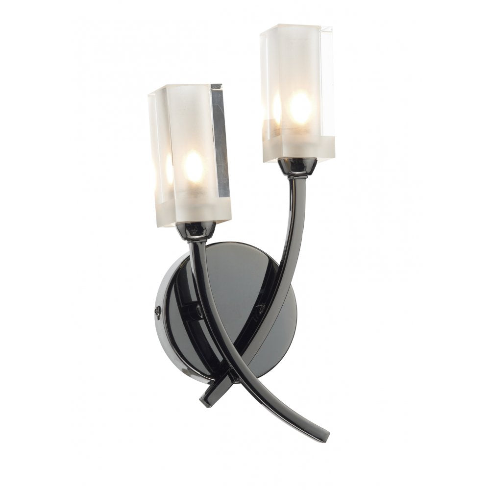 MOR0967 Morgan Black Wall Light