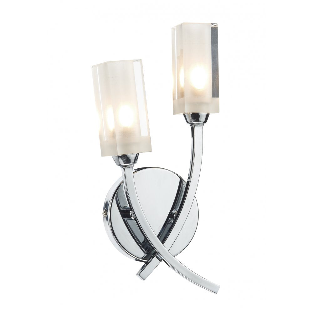 MOR0950 Morgan Modern Chrome Wall Light