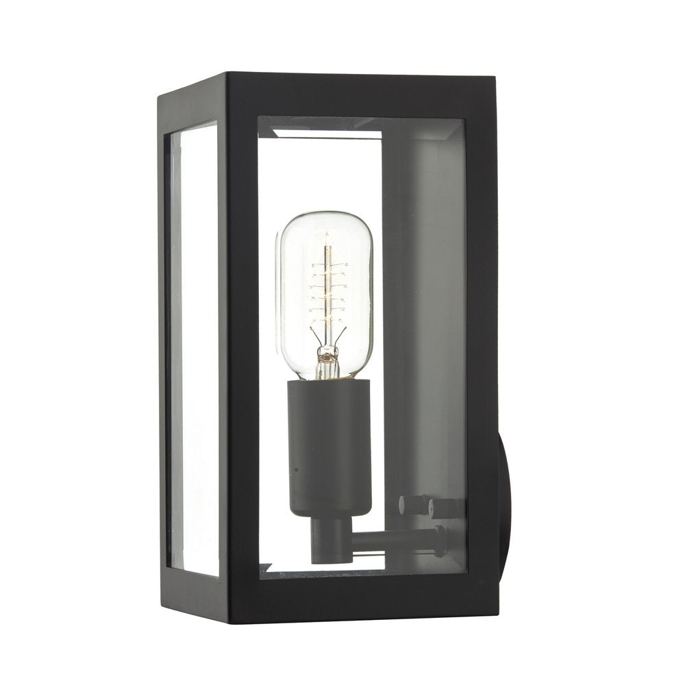 ERA0722 Era 1 Light Contemporary Black Exterior Wall Lantern