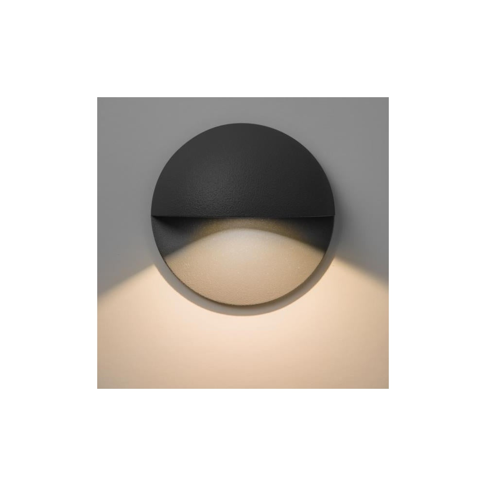 Tivoli LED Exterior Black Finish Wall Light 1338001