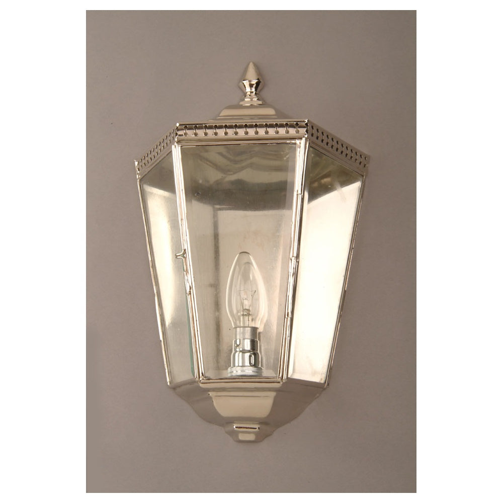Windsor Nickel 1 Light Passage Wall Light Lantern