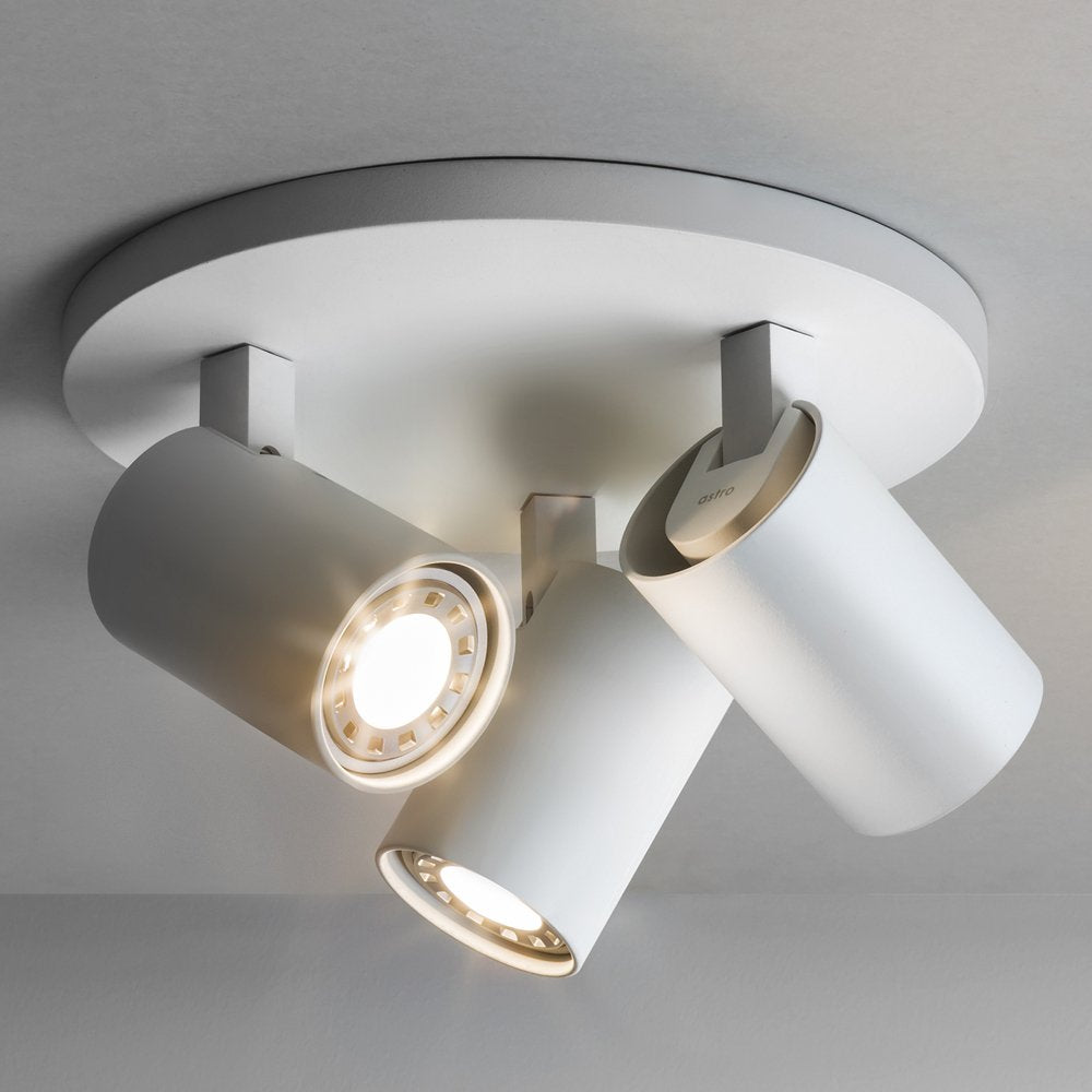 Ascoli Modern 3 Light Ceiling Spotlight In Matt White Finish 1286002