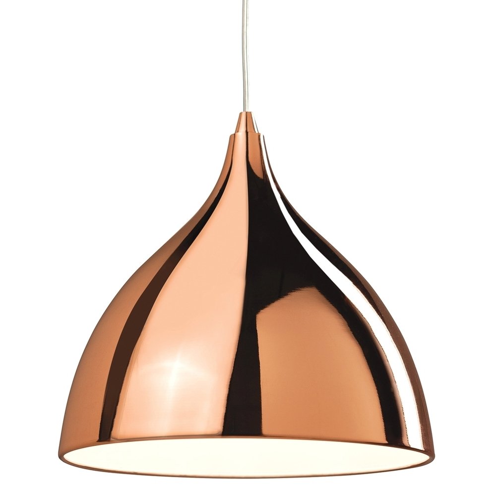 5746 Cafe Modern Polished Copper Ceiling Pendant Light