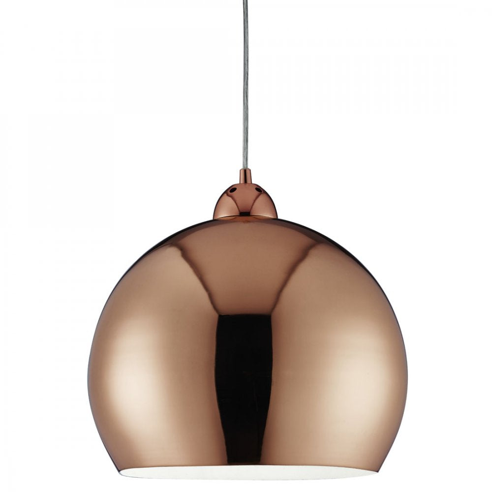3038CO Polished Copper Ball Ceiling Pendant light