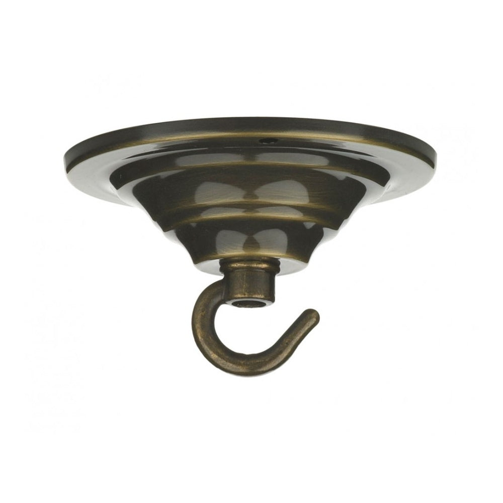 ACC7 Antique Brass Hook Plate