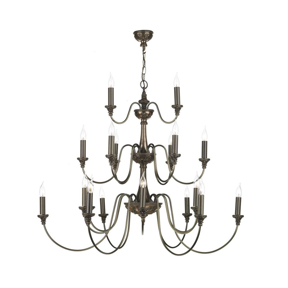 Bailey 21 Light Ceiling Pendant in Rich Bronze BAI2163