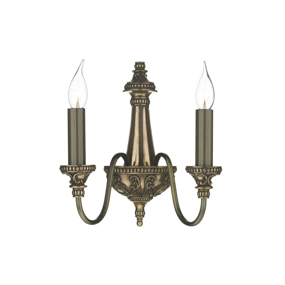 Bailey 2 Light Wall Light in Rich Bronze BAI0963