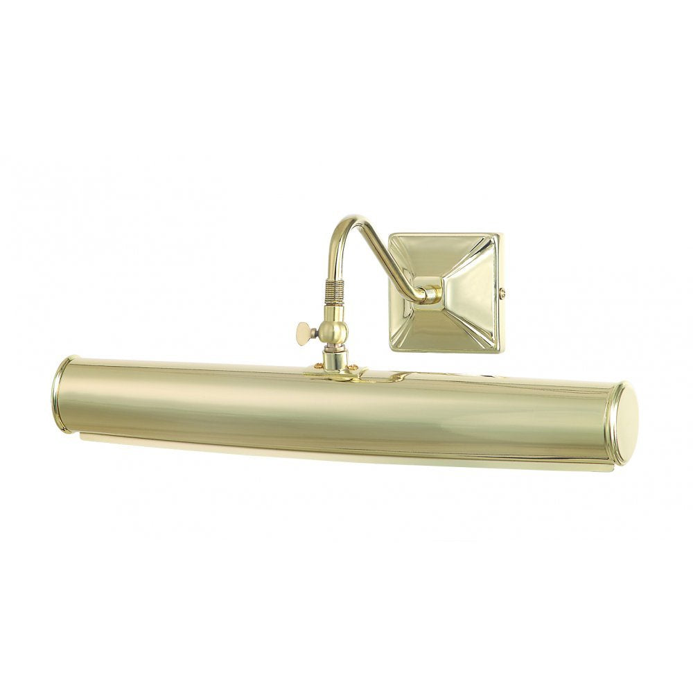 Iron Polished  Brass Traditional Picture Light PL1/20 PB