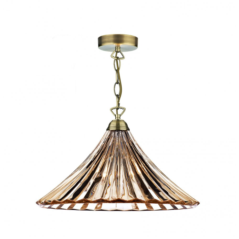 Ardeche Antique Brass Ceiling Pendant Light ARD866