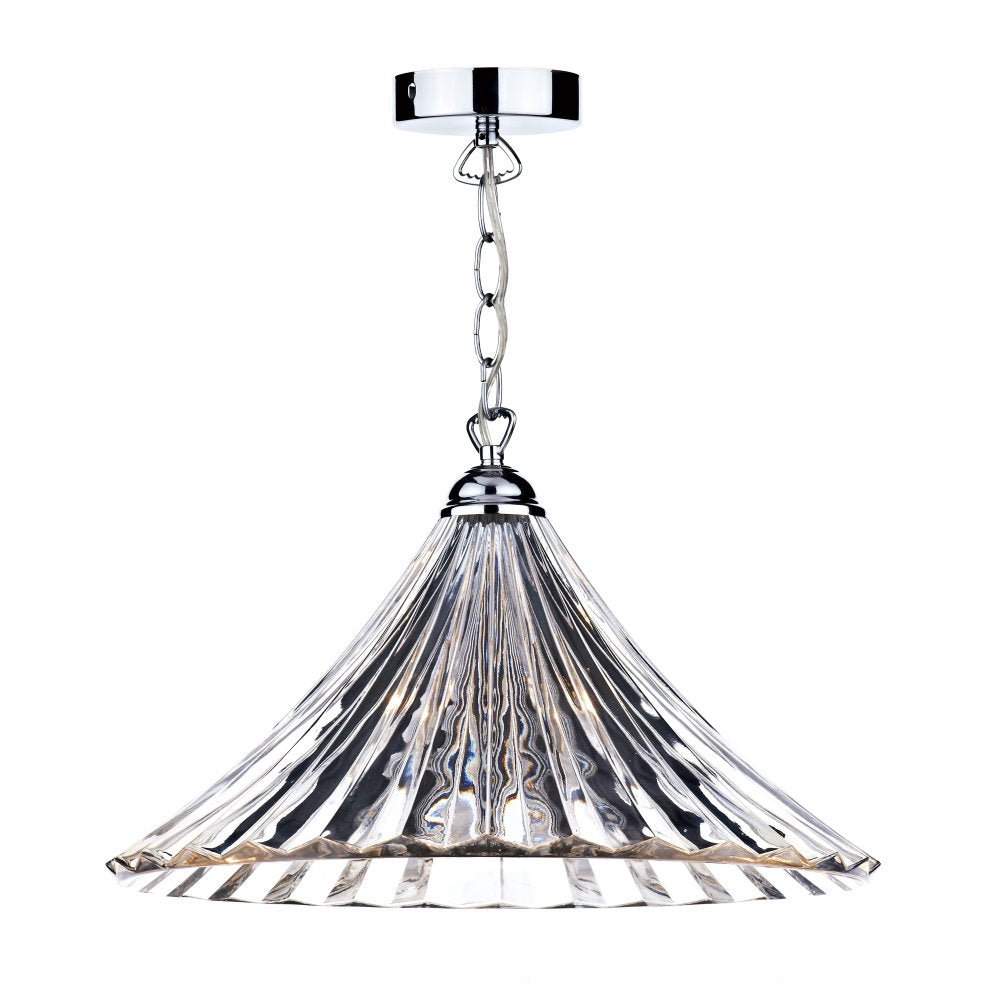 Ardeche Polished Chrome Ceiling Pendant Light ARD868