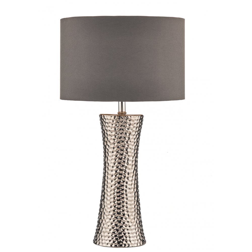 Bokara Table Lamp with Grey Shade BOK4232-X