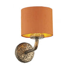 Sloane Wall Light with Orange Shade SLO0763-11-GD