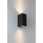 Chios 150 Outdoor Wall Light In Textured Black Finish IP44 1310004