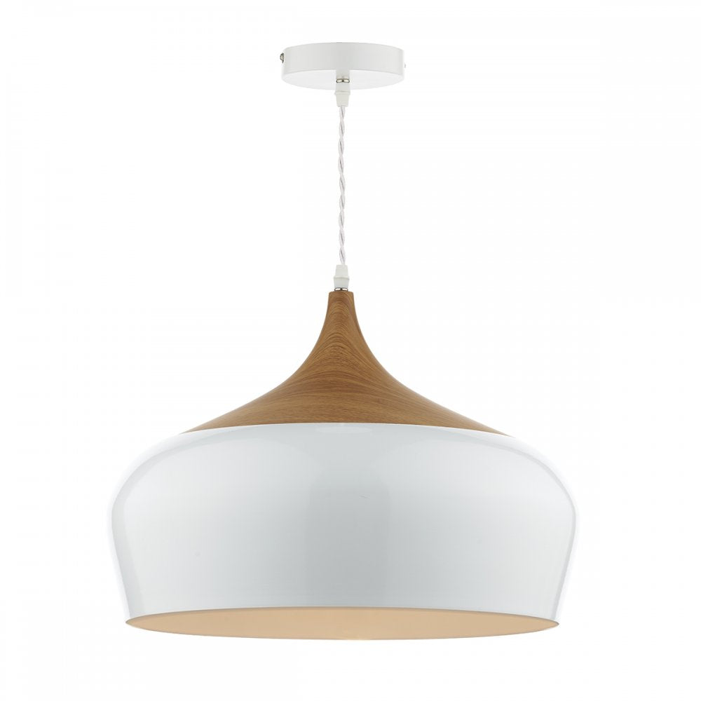 Gaucho White Large Ceiling Pendant Light GAU8602