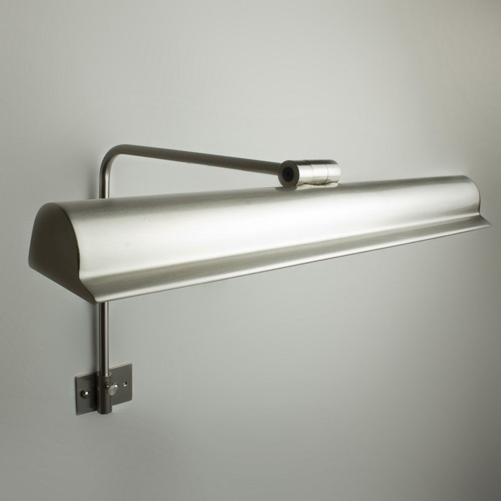 Harvard Brushed Nickel 35cm Frame Mounted Picture Light