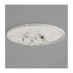 Bevel Ceiling Light Plate with Round Oyster Shade 1296002 + 5021009