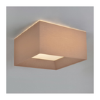 Bevel Ceiling Light Plate with Square Oyster Shade 1296002 + 5021010