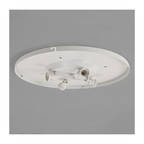 Bevel Ceiling Light Plate with Square Oyster Shade 1296002 + 5021010
