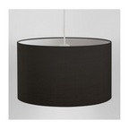 Matt Nickel Suspension Kit with Black Round Shade 1184005 + 5016005