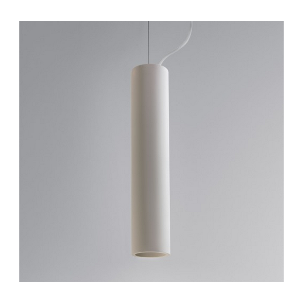 Osca 400 Modern Round Ceiling Pendant Light in Plaster Finish 1252014