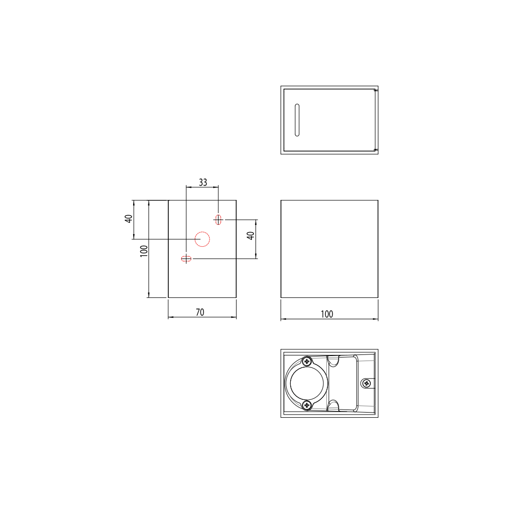 Oslo Outdoor LED Wall Light in White Finish 1298005
