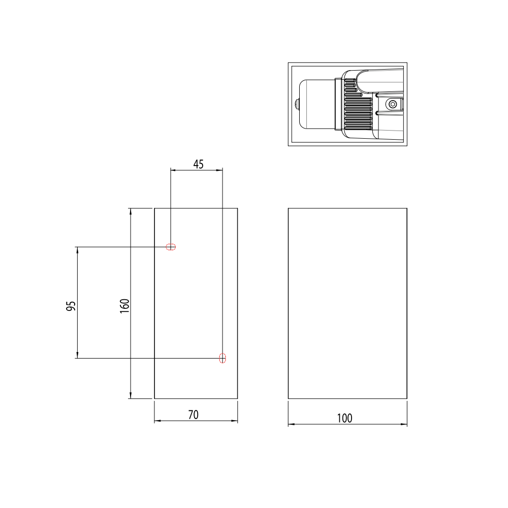 Oslo Outdoor LED Twin Wall Light in White Finish 1298006