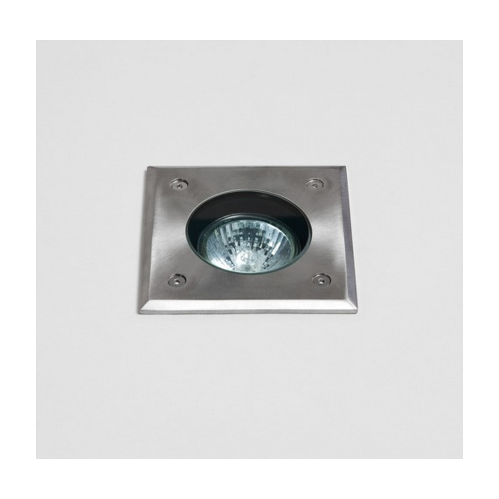 Gramos Outdoor Square Ground Spotlight In Stainless Steel Finish IP65 1312003