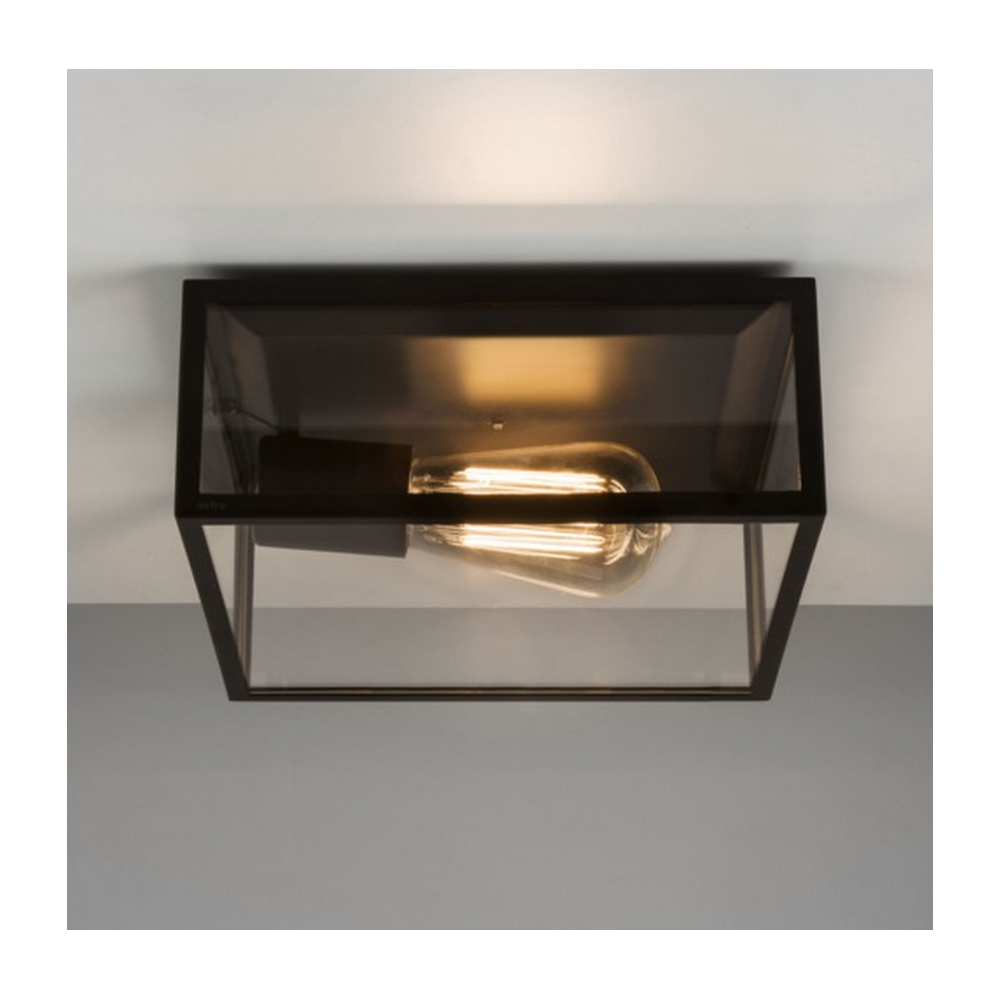 Bronte Vintage Outdoor Ceiling Light in Black Finish 1353001