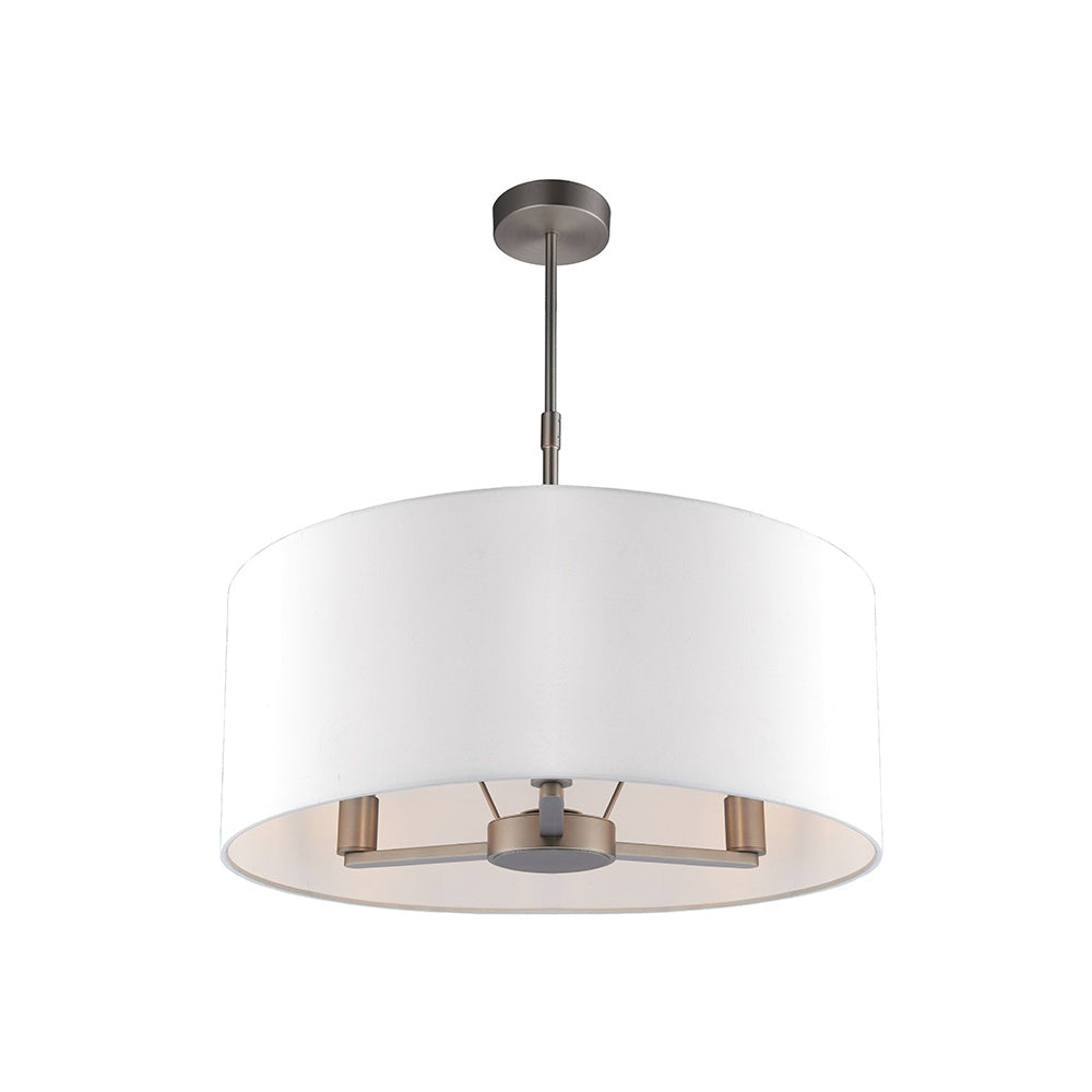 Daley 3 Light Ceiling Pendant Light in Matt Nickel Finish 60241
