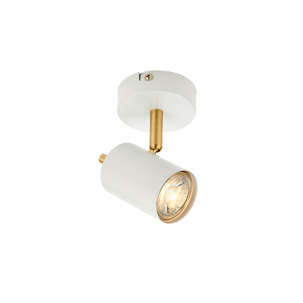 Gull Single Spotlight in Matt White Finish 59931