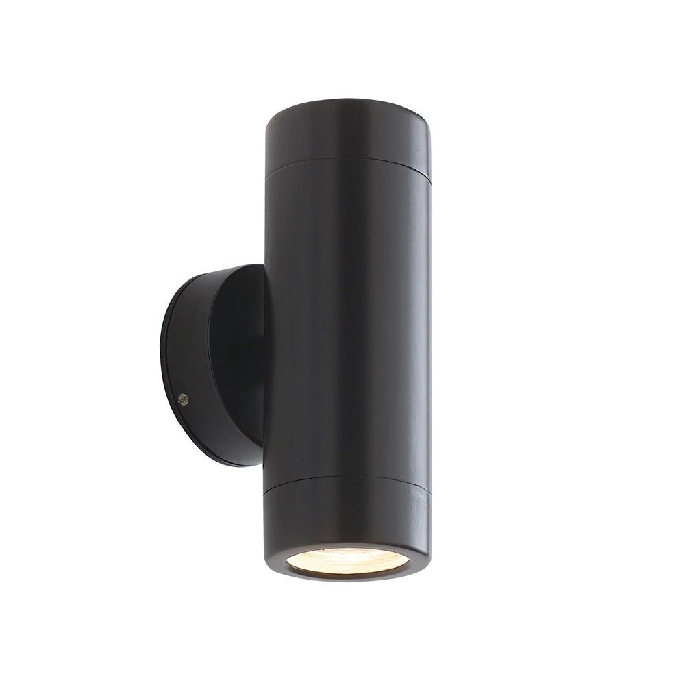Odyssey Exterior Up and Down Wall Light In Black Paint Finish IP44 ST5008BK
