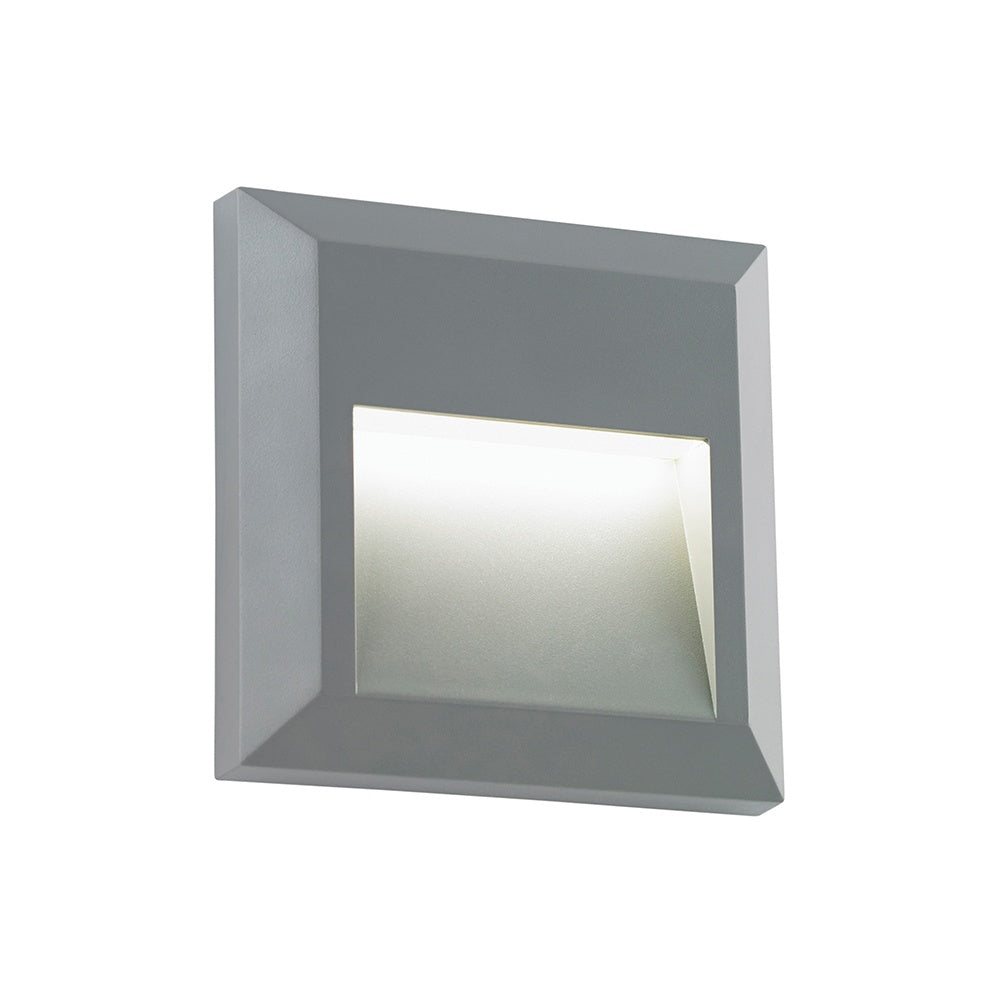 Severus Square Exterior Grey Wall Light IP65 EL-40107