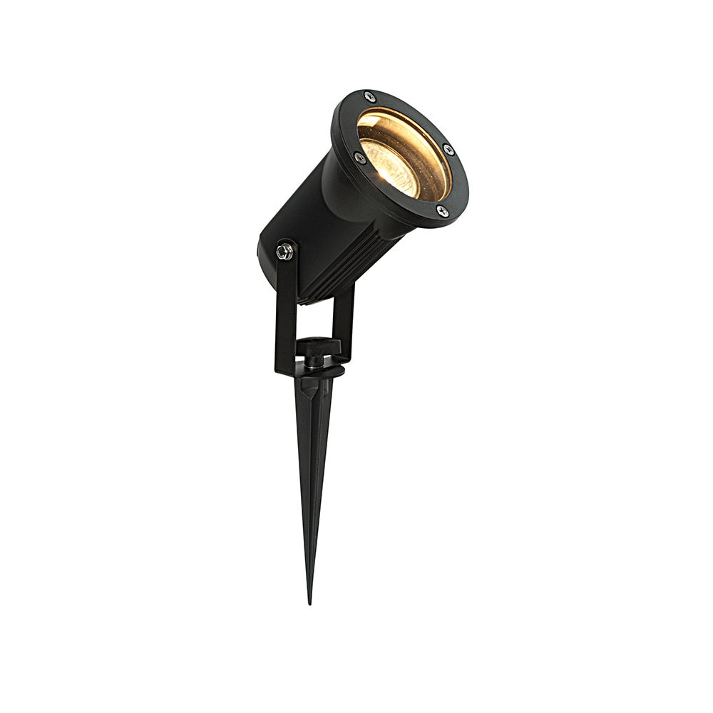 Opaz MV Exterior Ground Spike Light in Matt Black Finish IP54 POLGU10