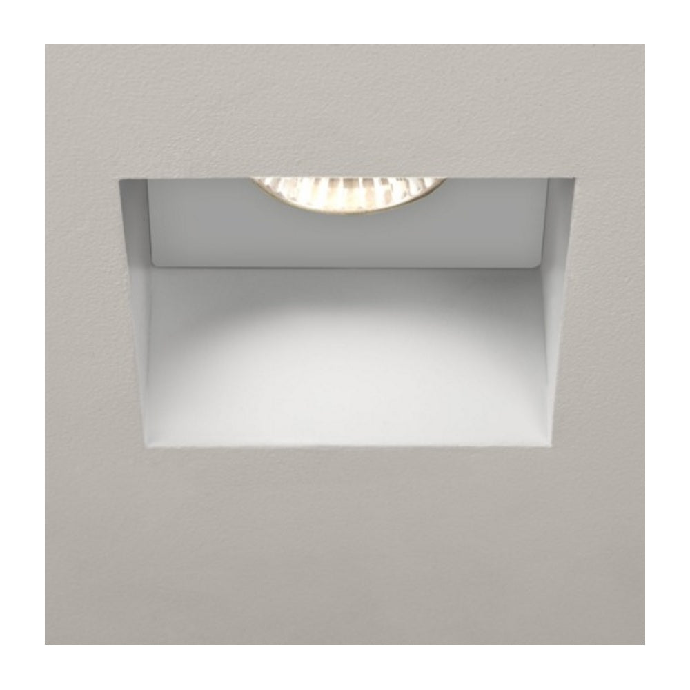 Trimless Square Recessed Ceiling Light In White Finish 1248005