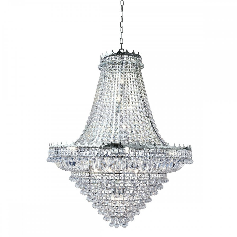 Versailles Classic Crystal Chandelier in Chrome Finish 9112-102CC