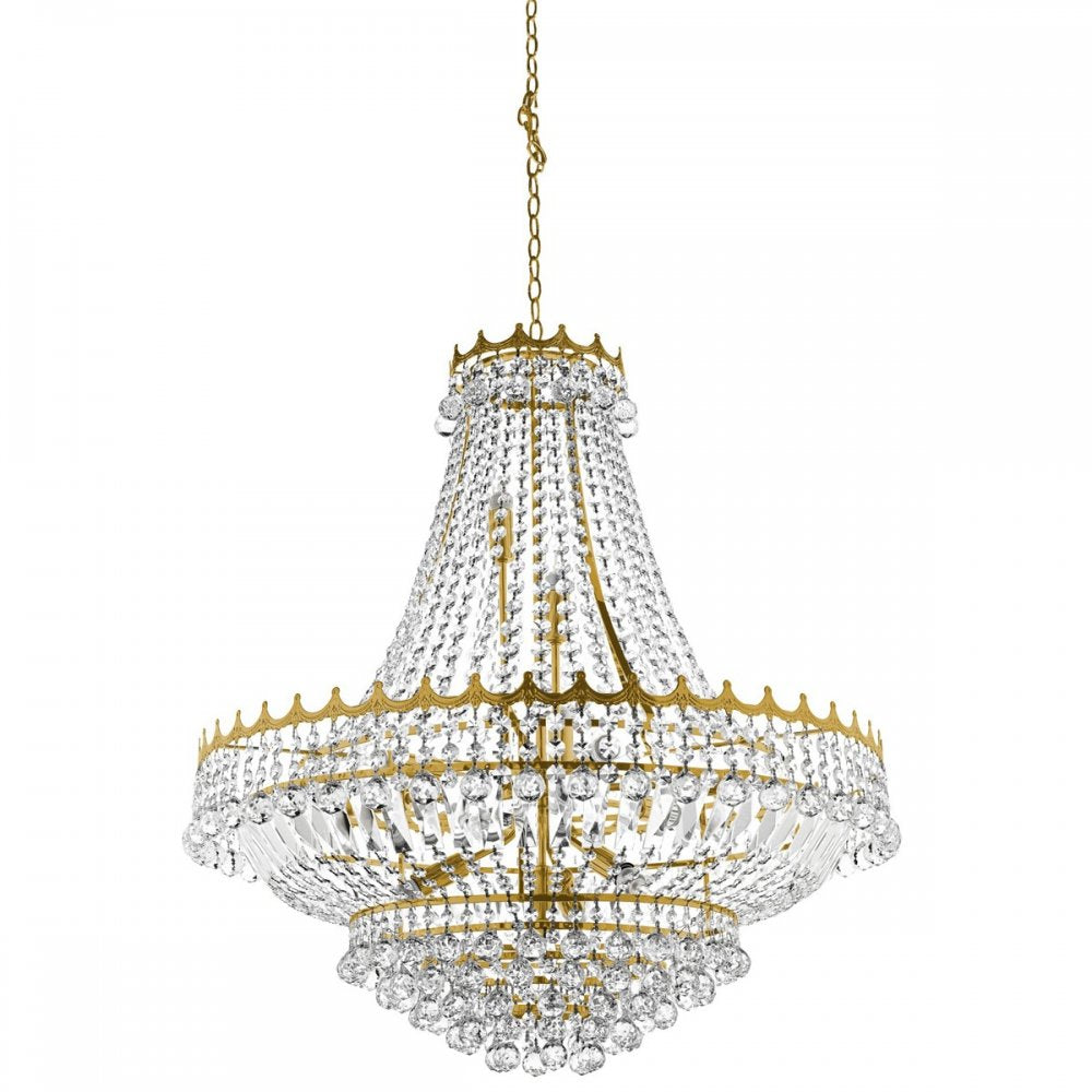 Versailles Classic Crystal Chandelier in Gold Finish 9112-82GO