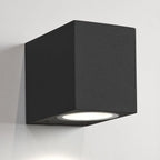 Chios 80 Outdoor Wall Light In Textured Black Finish IP44 1310002