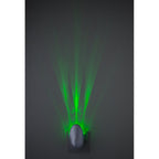 Projector LED Colour Changing Night Light In Silver Finish 8371