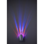 Projector LED Colour Changing Night Light In Silver Finish 8371