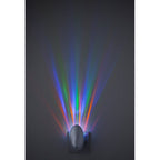 Projector LED Colour Changing Night Light In Silver Finish 8371