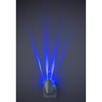 Projector LED Colour Changing Night Light In Silver Finish 8371